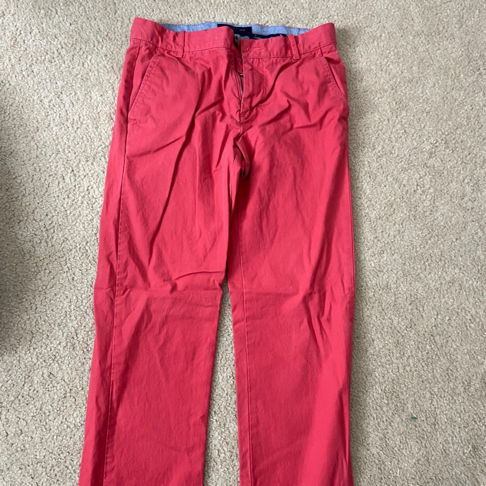 Red Tommy Hilfiger pants